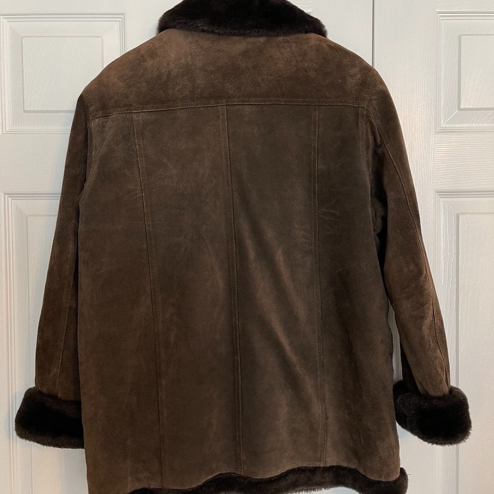 BRAEMAR, Leather Jacket Suede Coat - Size LP - Picture 2 of 4